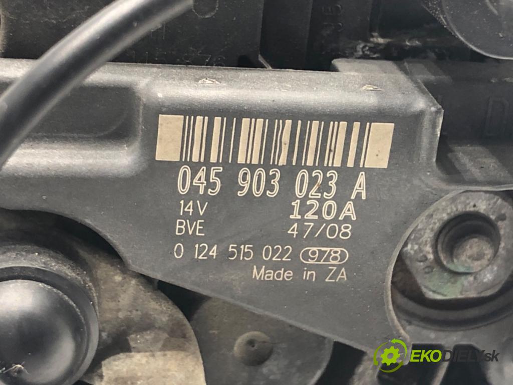 SKODA FABIA II Kombi 2009 59 kW 1.4 TDI 1422 Alternátor 045903023A (Alternátor)