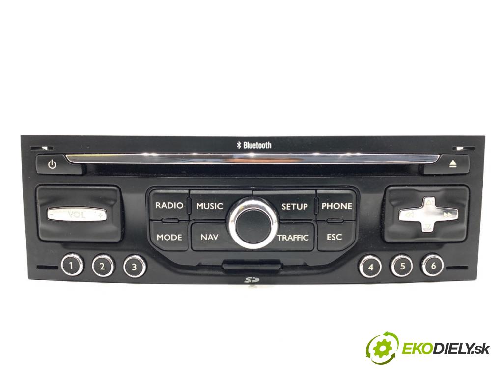 PEUGEOT 3008 nadwozie wielkoprzestrzenne (MPV) 2011 82 kW 1.6 HDi 1560 RADIO 96751717XT (Audio zariadenie)