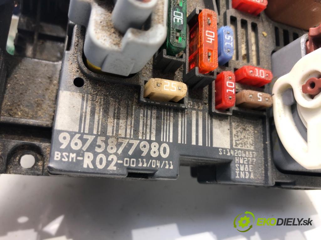 PEUGEOT 3008 nadwozie wielkoprzestrzenne (MPV) 2011 82 kW 1.6 HDi 1560 Modul BSM 9675877980 (Riadiaca jednotka ostatné)