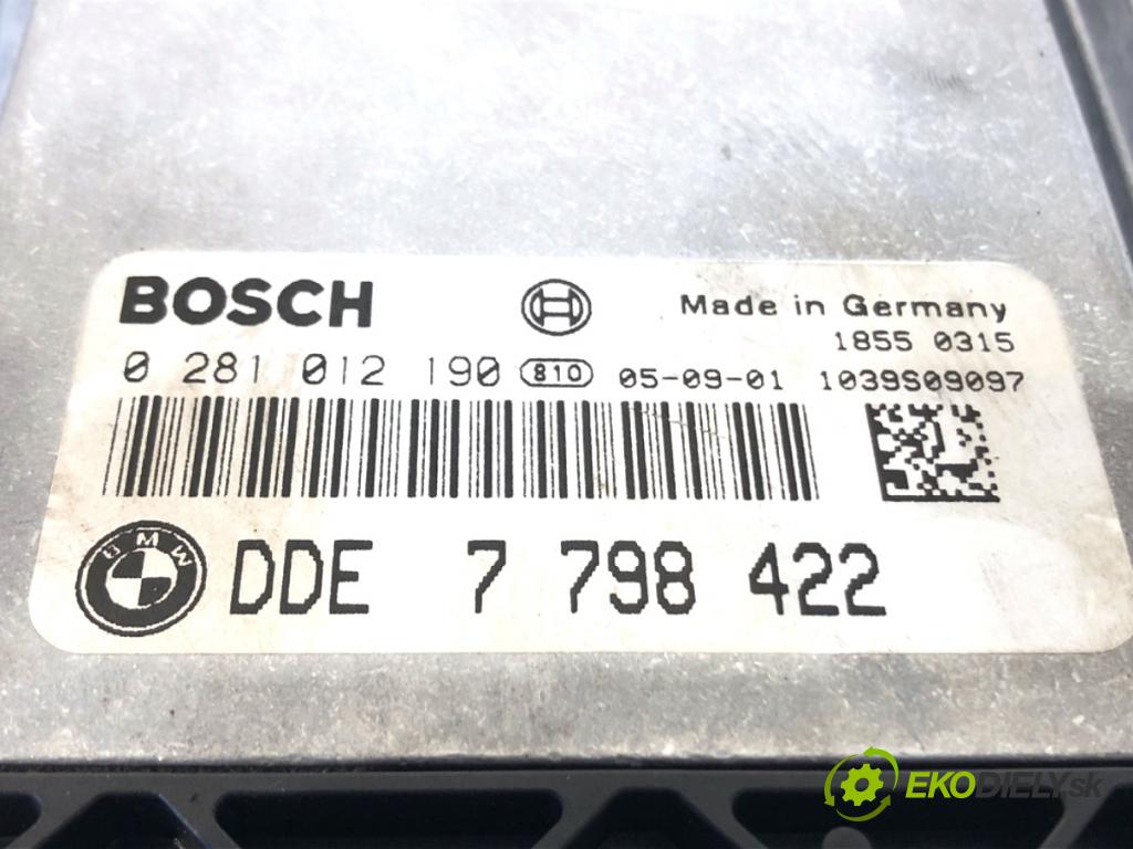 BMW E60 sedan 2005 130 kW 520 d 1995 riadiaca jednotka Motor 7798422 (Riadiaca jednotka)