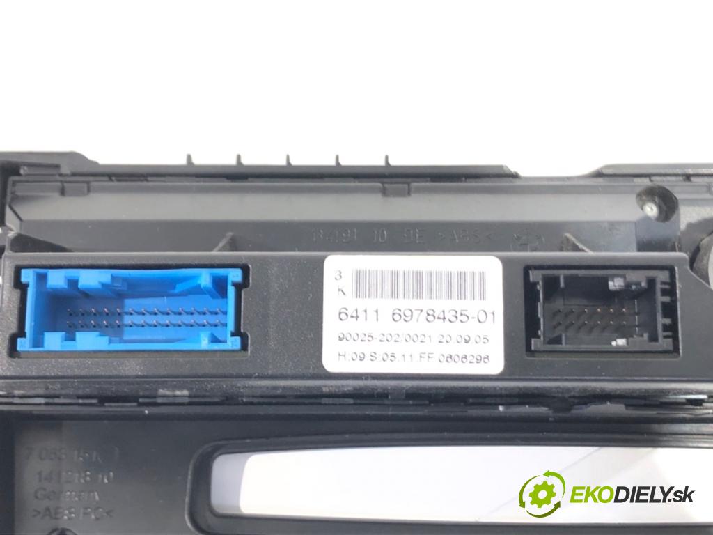 BMW E60 sedan 2005 130 kW 520 d 1995 Panel ovládania kúrenia 6978435 (Prepínacie páčky pod volantom)