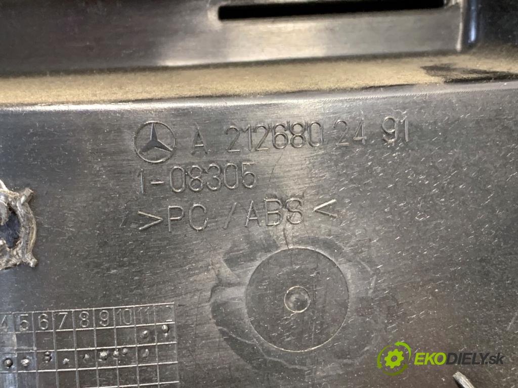 MERCEDES-BENZ W212 sedan 2012 150 kW E 250 CDI / BlueTEC (212.003, 212.004) 2143 Priehradka, kastlík spolujazdca A2126802491 (Priehradka (kastlík))