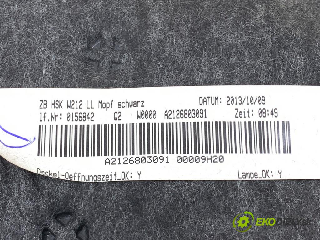 MERCEDES-BENZ W212 sedan 2013 150 kW E 250 CDI / BlueTEC 4-matic (212.082, 212.097) 2143 Priehradka, kastlík spolujazdca A2126803091 (Priehradka (kastlík))