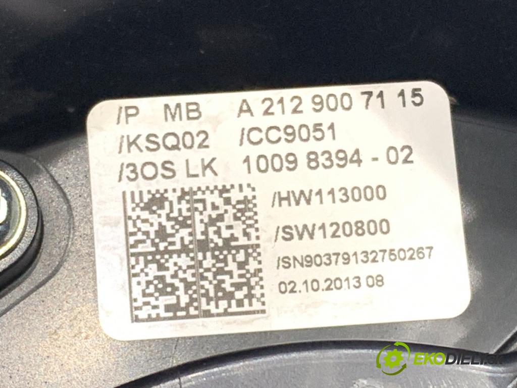 MERCEDES-BENZ W212 sedan 2013 150 kW E 250 CDI / BlueTEC 4-matic (212.082, 212.097) 2143 Prepínač kombinovaný A2129007115 (Prepínacie páčky pod volantom)