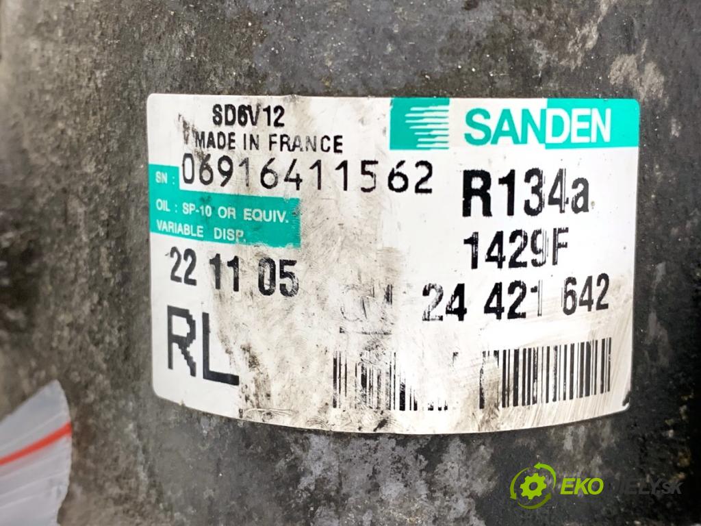 OPEL MERIVA A nadwozie wielkoprzestrzenne (MPV) 2006 74 kW 1.7 CDTI (E75) 1686 Kompresor klimatizácie 24421642 (Kompresor klimatizácie)