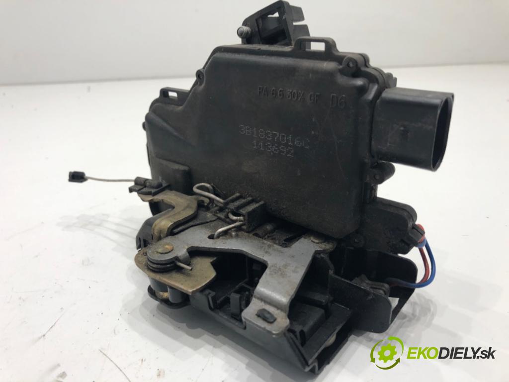 SEAT LEON I liftback 2001 77 kW 1.6 16 V 1598 zámok Dvere pravy predný 3B1837016C