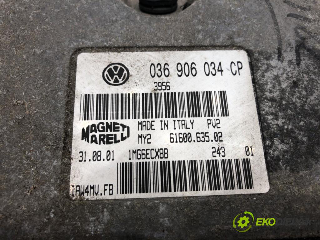 SEAT LEON I liftback 2001 77 kW 1.6 16 V 1598 riadiaca jednotka Motor 036906034CP (Riadiaca jednotka)