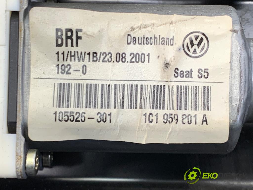 SEAT LEON I liftback 2001 77 kW 1.6 16 V 1598 mechanismus okna levý přední část 1C1959801A