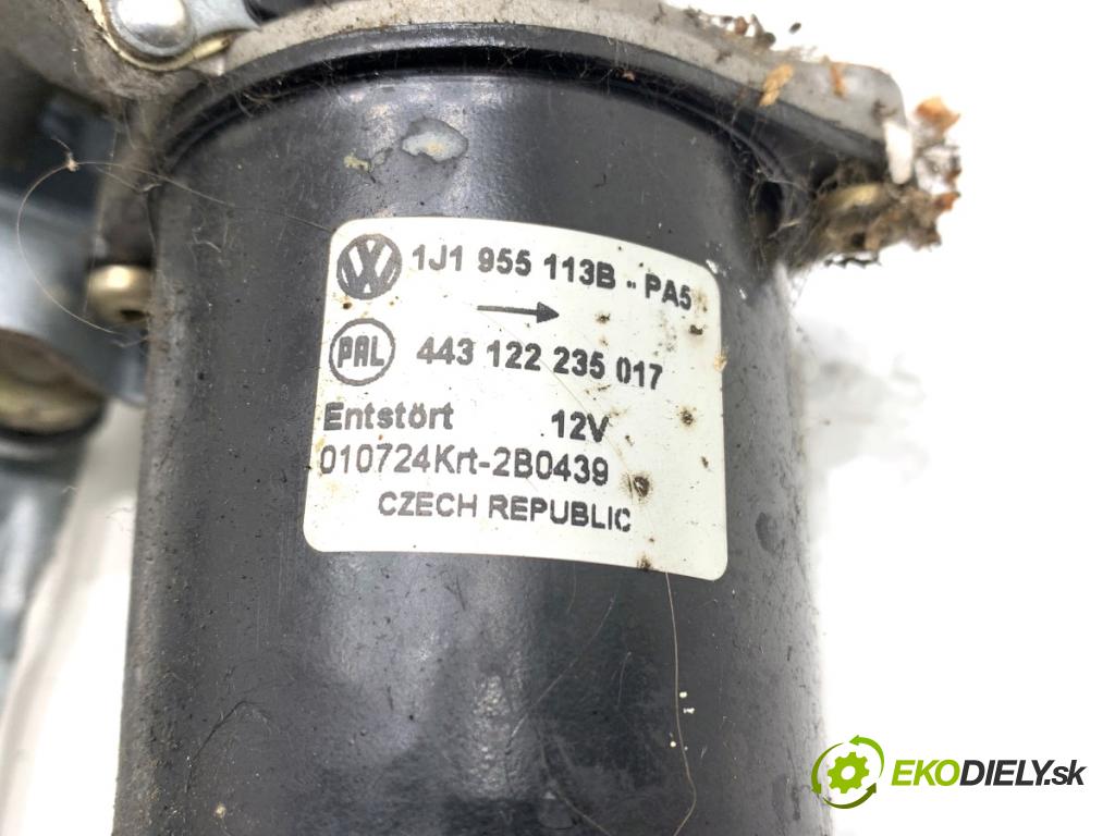 SEAT LEON I liftback 2001 77 kW 1.6 16 V 1598 Mechanizmus stieračov predný 1J1955113B (Motorček stieračov predný)