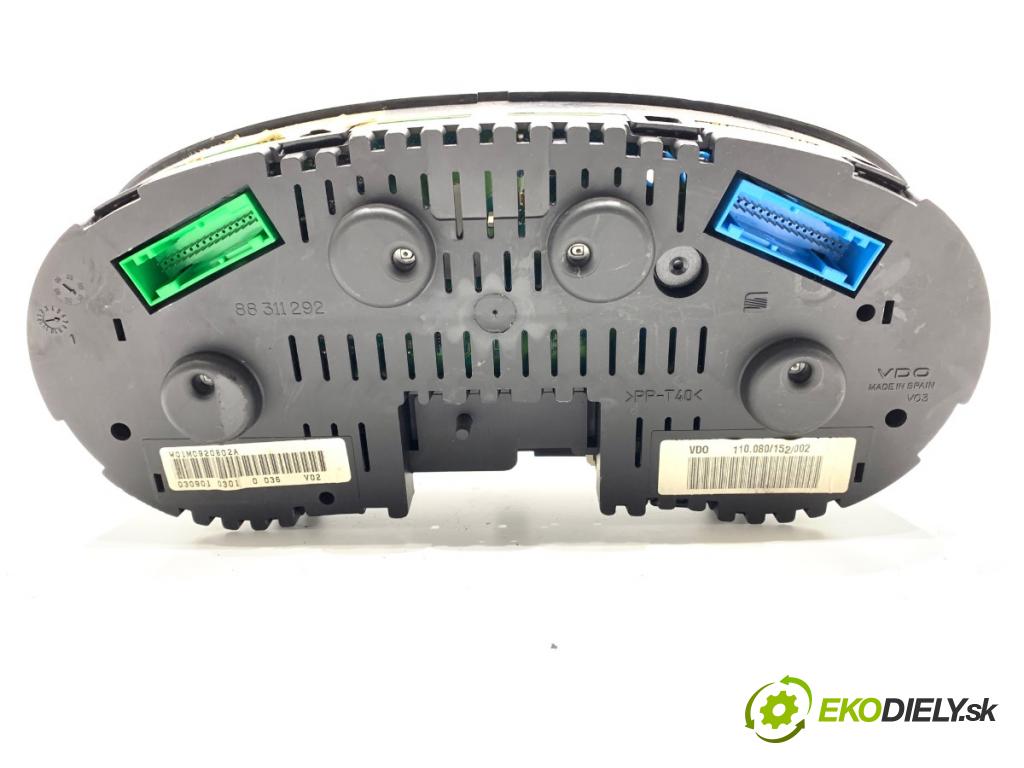 SEAT LEON I liftback 2001 77 kW 1.6 16 V 1598 Prístrojovka 1M0920802A (Prístrojová doska)