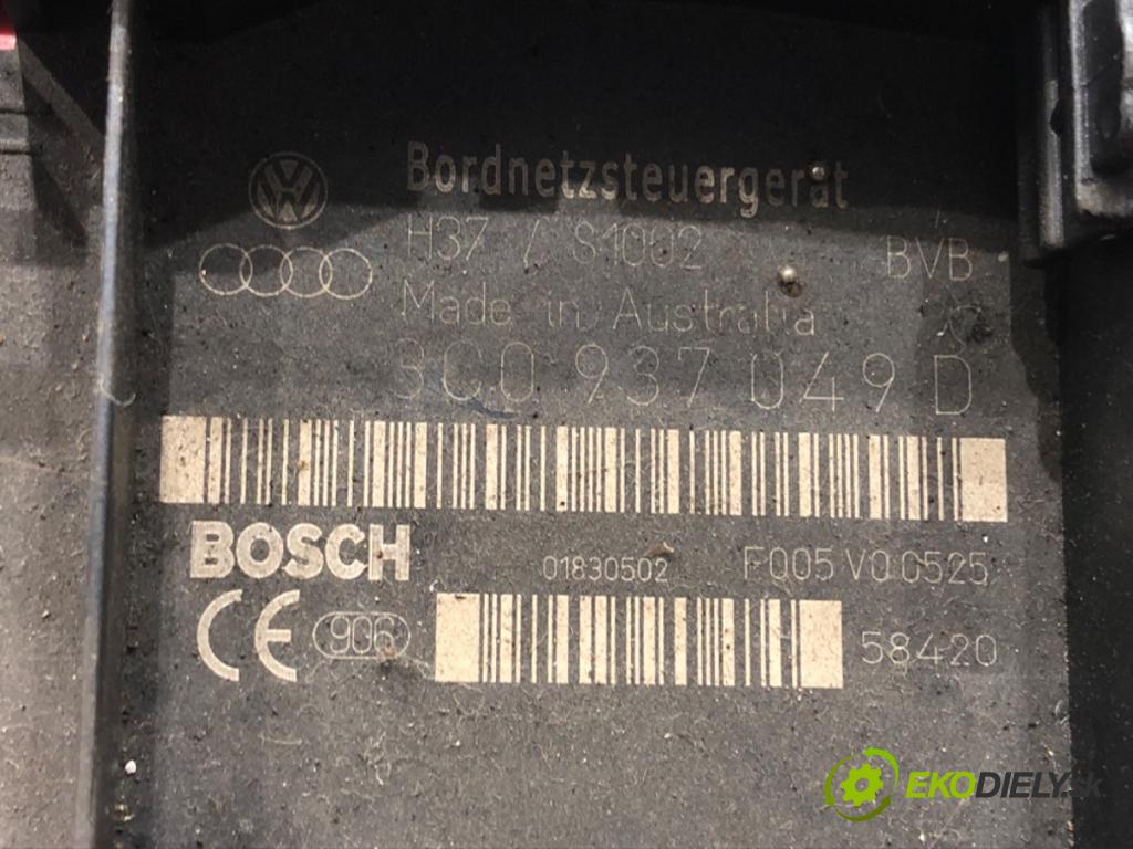 VW PASSAT B6 sedan 2005 77 kW 1.9 TDI 1896 Modul BORDNETZ 3C0937049D (Riadiaca jednotka ostatné)