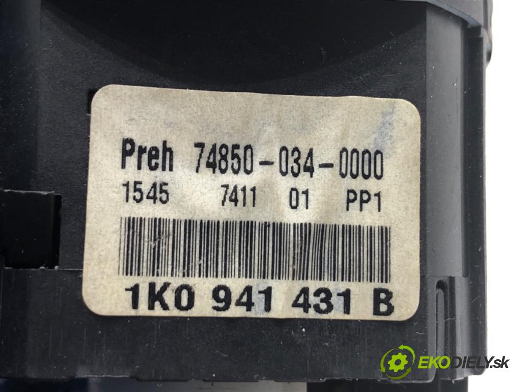 VW PASSAT B6 sedan 2005 77 kW 1.9 TDI 1896 spínač světel 1K0941431B