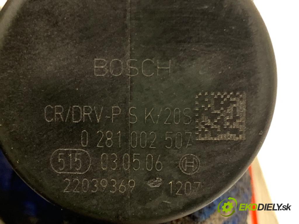 OPEL SIGNUM liftback 2006 110 kW 1.9 CDTI (F48) 1910 Regulátor tlaku paliva 0281002507 (Palivový systém ostatné)