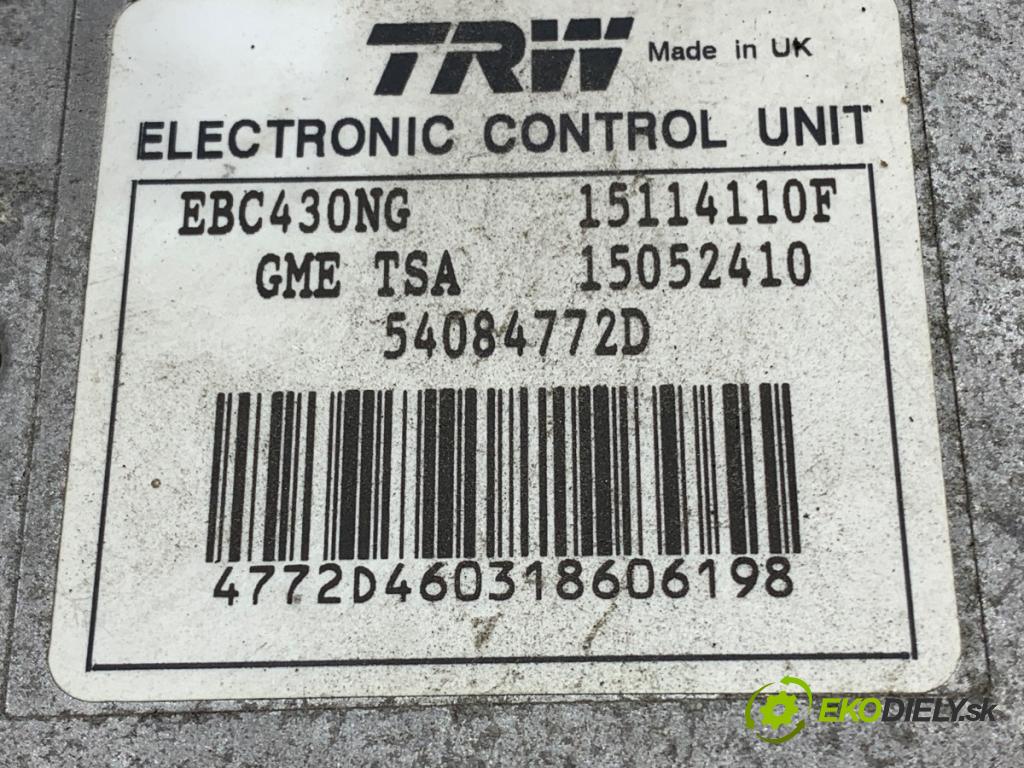 OPEL SIGNUM liftback 2006 110 kW 1.9 CDTI (F48) 1910 Pumpa ABS 12773674 (Pumpa ABS)