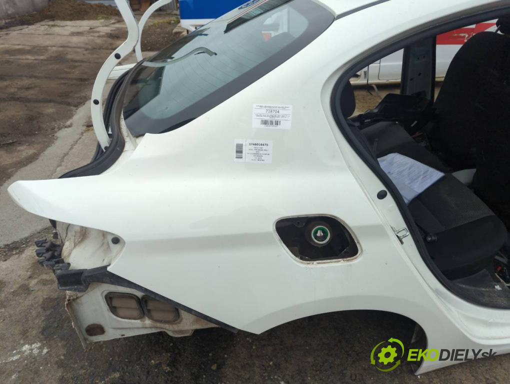 FIAT TIPO sedan 2018 70 kW 1.4 (356SXA1B) 1368 KAROSERIA ČTVRŤÁK blatník zadní část levý pravý práh střecha PODŁUŻNICA levý pravý