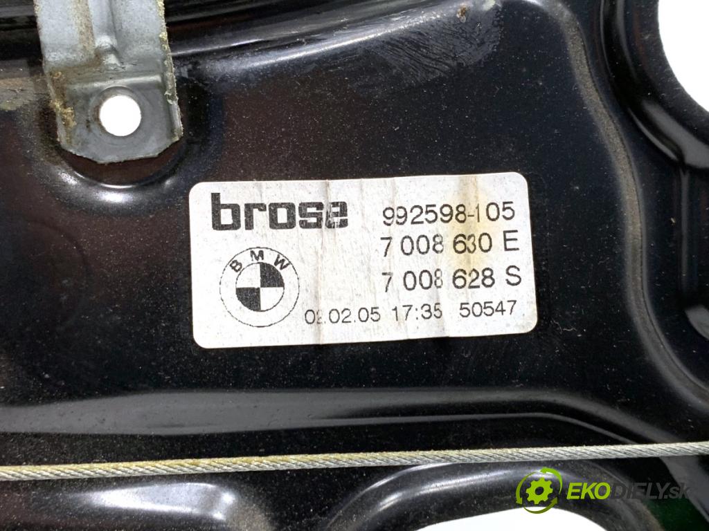 BMW E64 kabriolet 2005 190 kW 630 i 2996 mechanismus okna pravý zadní část 7008630