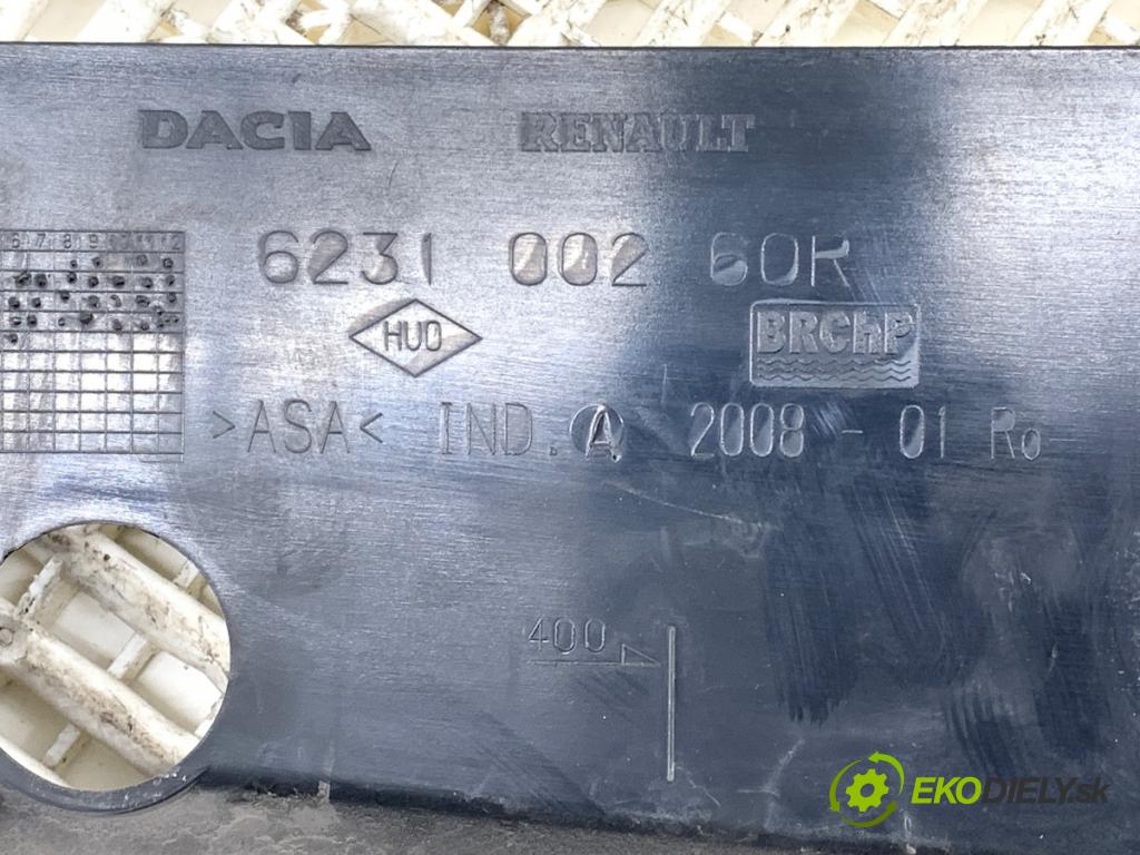 DACIA DUSTER SUV 2013 66 kW 1.5 dCi (HSAJ) 1461 mřížka maska 623100260R (Mřížky (masky) chladičů)
