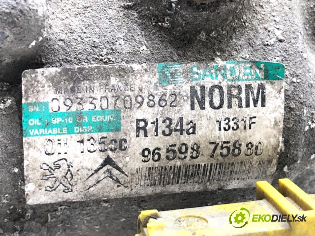 CITROEN C4 PICASSO I nadwozie wielkoprzestrzenne (MPV) 2008 80 kW 1.6 HDi 1560 Kompresor klimatizácie 9659875880 (Kompresor klimatizácie)