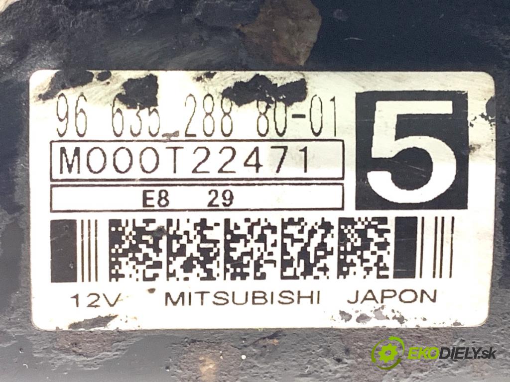 CITROEN C4 PICASSO I nadwozie wielkoprzestrzenne (MPV) 2008 80 kW 1.6 HDi 1560 Štartér 9663528880 (Štartér)