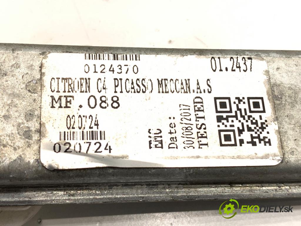 CITROEN C4 PICASSO I nadwozie wielkoprzestrzenne (MPV) 2008 80 kW 1.6 HDi 1560 mechanismus okna levý přední část