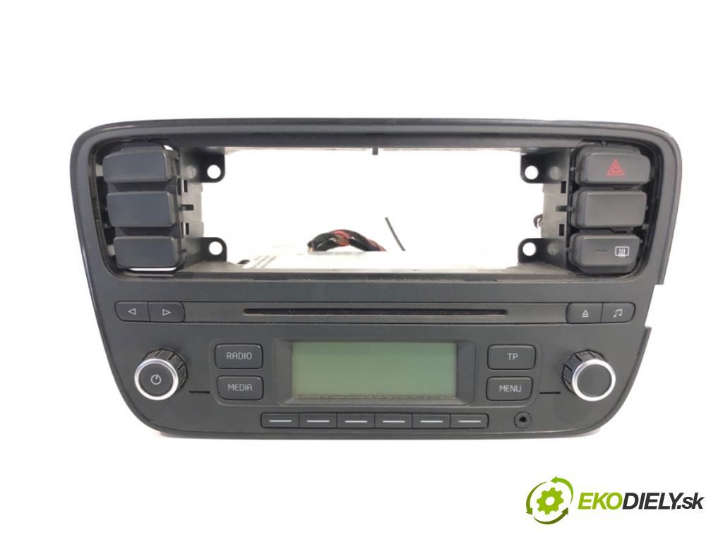 SKODA CITIGO liftback 2013 44 kW 1.0 999 RADIO 1ST035156B (Audio zariadenie)