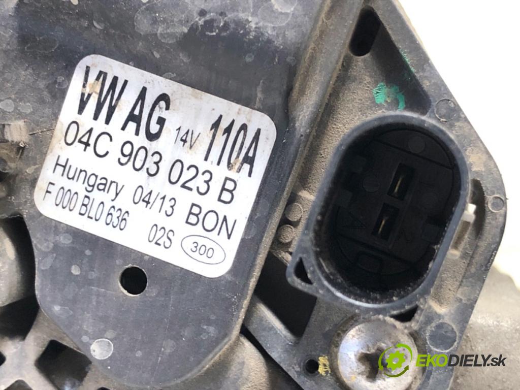 SKODA CITIGO liftback 2013 44 kW 1.0 999 Alternátor 04C903023B (Alternátor)