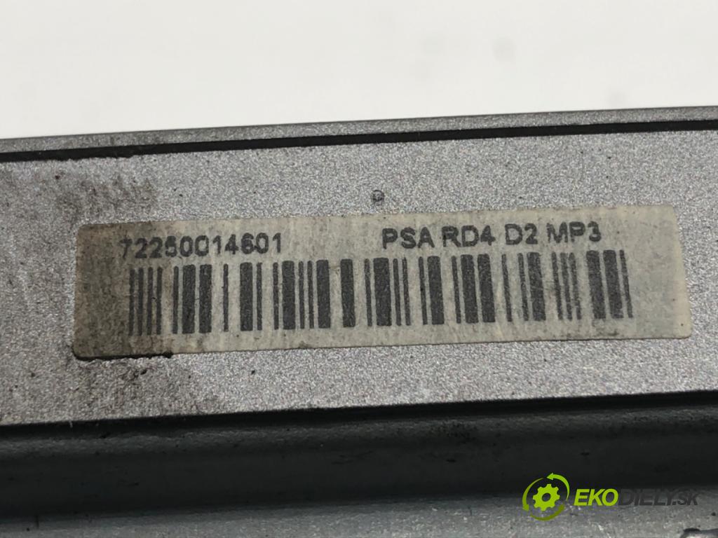 PEUGEOT 407 sedan 2004 100 kW 2.0 (6DRFNB, 6DRFNE) 1997 RADIO 9660647677 (Audio zariadenie)