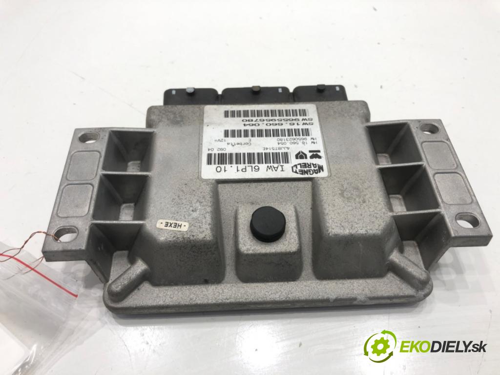 PEUGEOT 407 sedan 2004 100 kW 2.0 (6DRFNB, 6DRFNE) 1997 riadiaca jednotka Motor 9655956780 (Riadiaca jednotka)