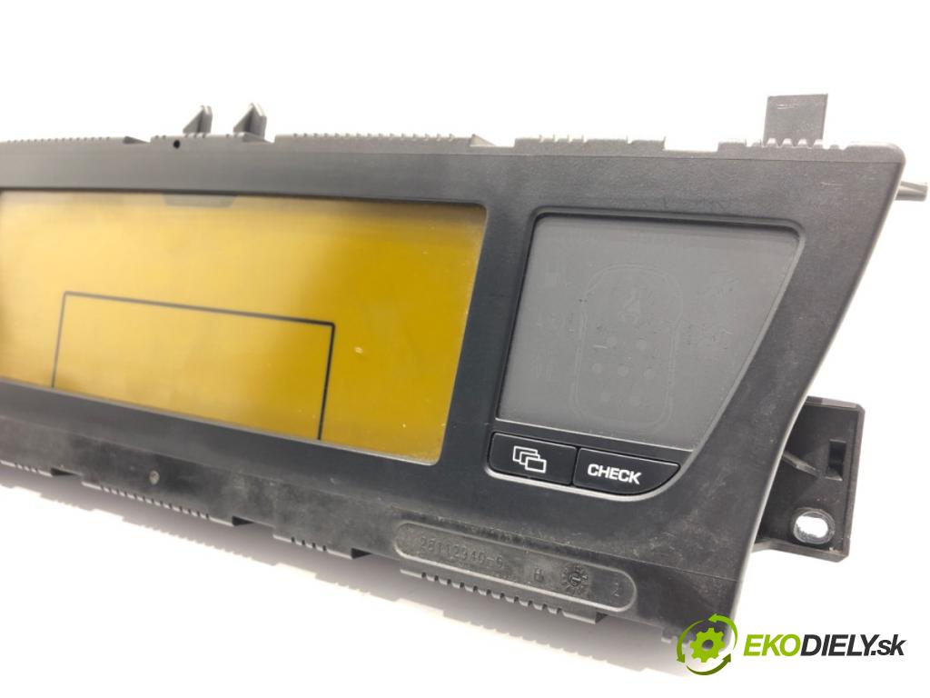 CITROEN C4 PICASSO I nadwozie wielkoprzestrzenne (MPV) 2008 80 kW 1.6 HDi 1560 Prístrojovka P9665499880 (Prístrojová doska)