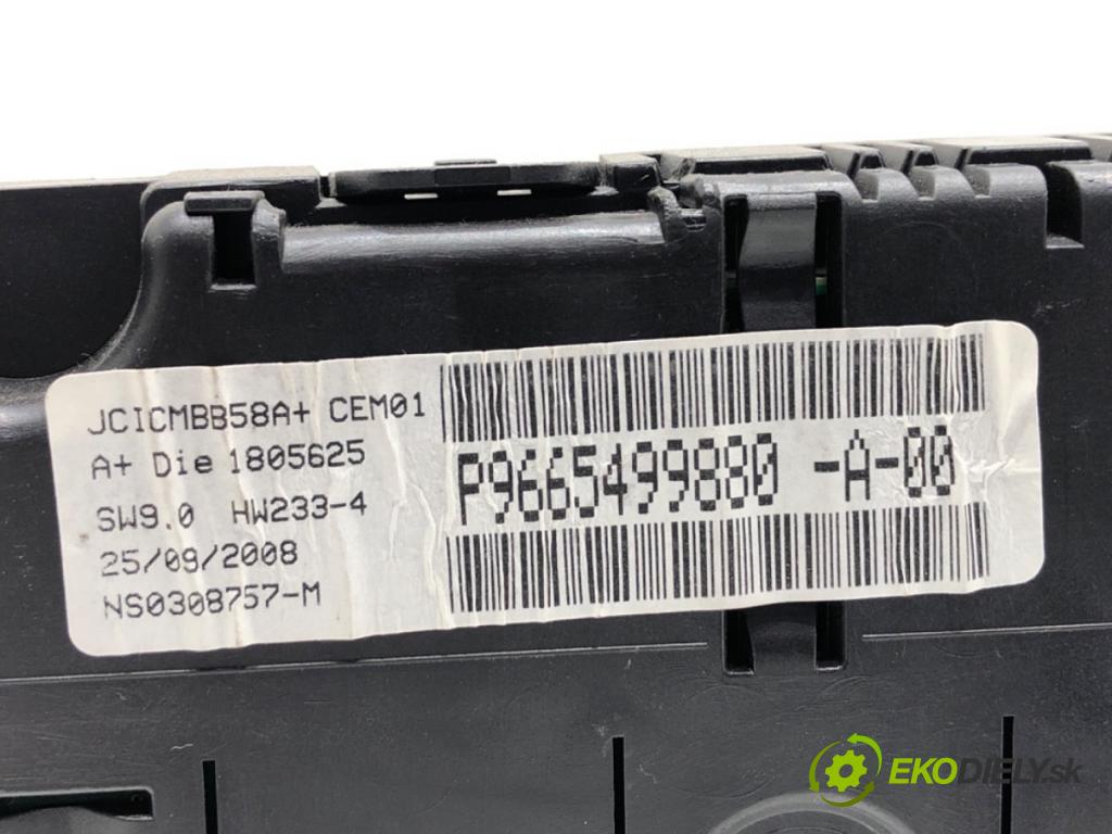 CITROEN C4 PICASSO I nadwozie wielkoprzestrzenne (MPV) 2008 80 kW 1.6 HDi 1560 Prístrojovka P9665499880 (Prístrojová doska)