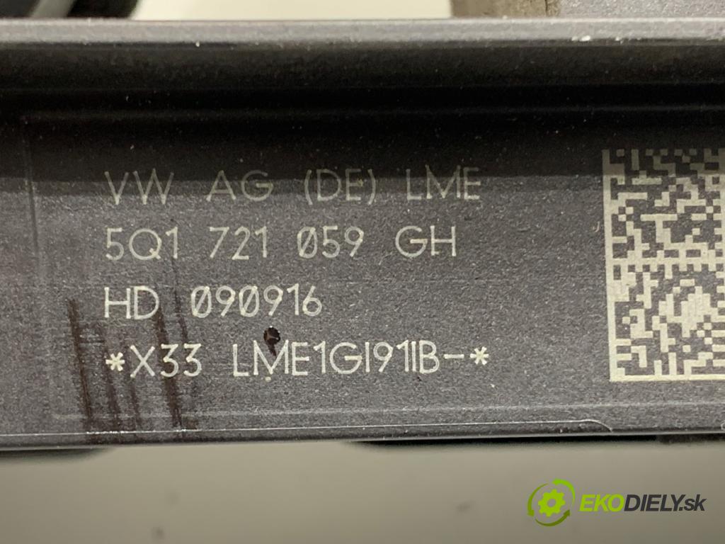 VW GOLF VII liftback 2016 81 kW 1.6 TDI 1598 PEDÁL: manuálne 5Q1721059GH (Potenciometer plynového pedálu)