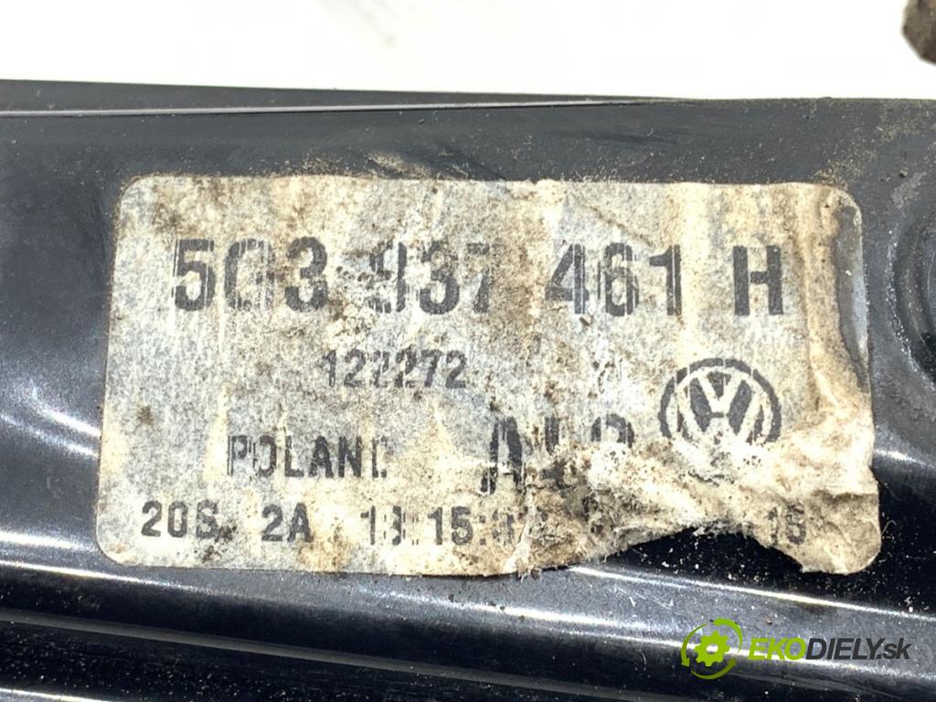 VW GOLF VII liftback 2016 81 kW 1.6 TDI 1598 mechanismus okna levý přední část 5G3837461H