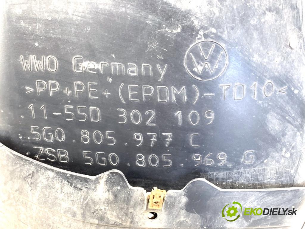 VW GOLF VII liftback 2016 81 kW 1.6 TDI 1598 podblatník levý přední část 5G0805977C