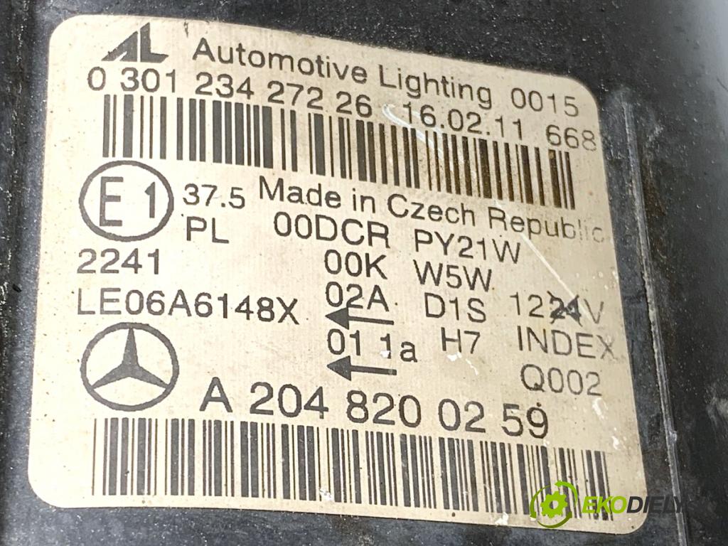 MERCEDES-BENZ W204 sedan 2007 170 kW C 280 (204.054) 2996 světlomet pravý přední část A2048200259