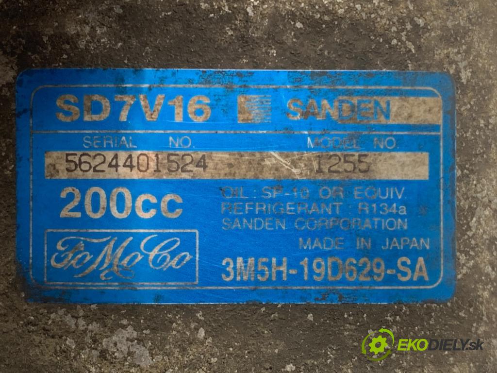 VOLVO S40 II sedan 2005 81 kW 1.6 D 1560 Kompresor klimatizácie 3M5H-19D629-SA (Kompresor klimatizácie)