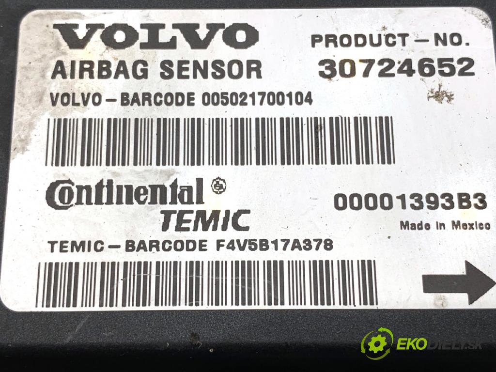 VOLVO S40 II sedan 2005 81 kW 1.6 D 1560 senzor airbag 30724652 (Snímač)