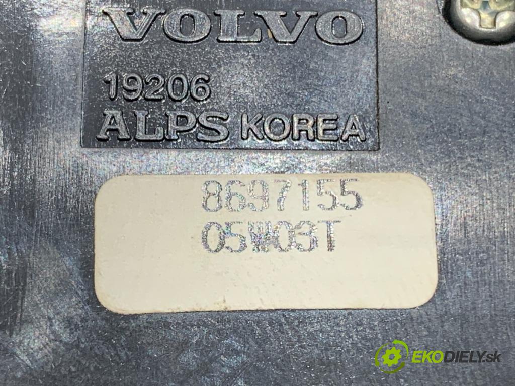 VOLVO S40 II sedan 2005 81 kW 1.6 D 1560 Panel ovládania kúrenia 8697155 (Prepínacie páčky pod volantom)