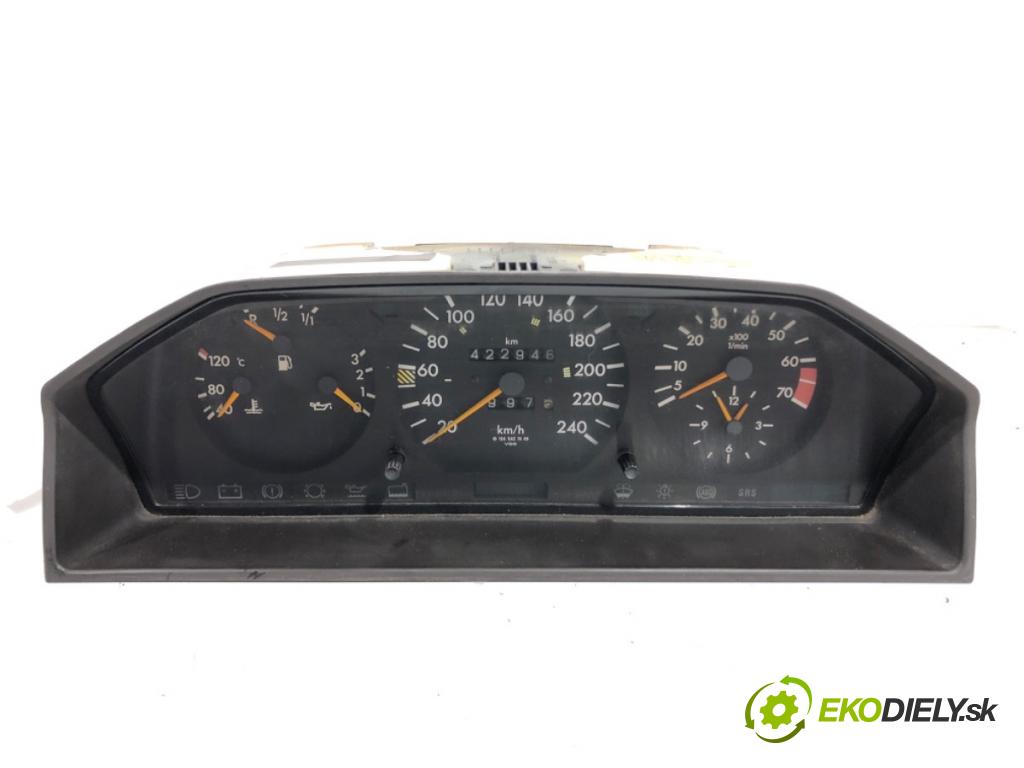 MERCEDES-BENZ W124 sedan 1992 100 kW 200 E (124.019) 1998 Prístrojovka 1244409111 (Prístrojová doska)