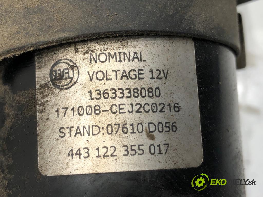 PEUGEOT BOXER II Skrzynia 2018 120 kW 2.0 BlueHDi 160 1997 Mechanizmus stieračov predný 1363338080 (Motorček stieračov predný)