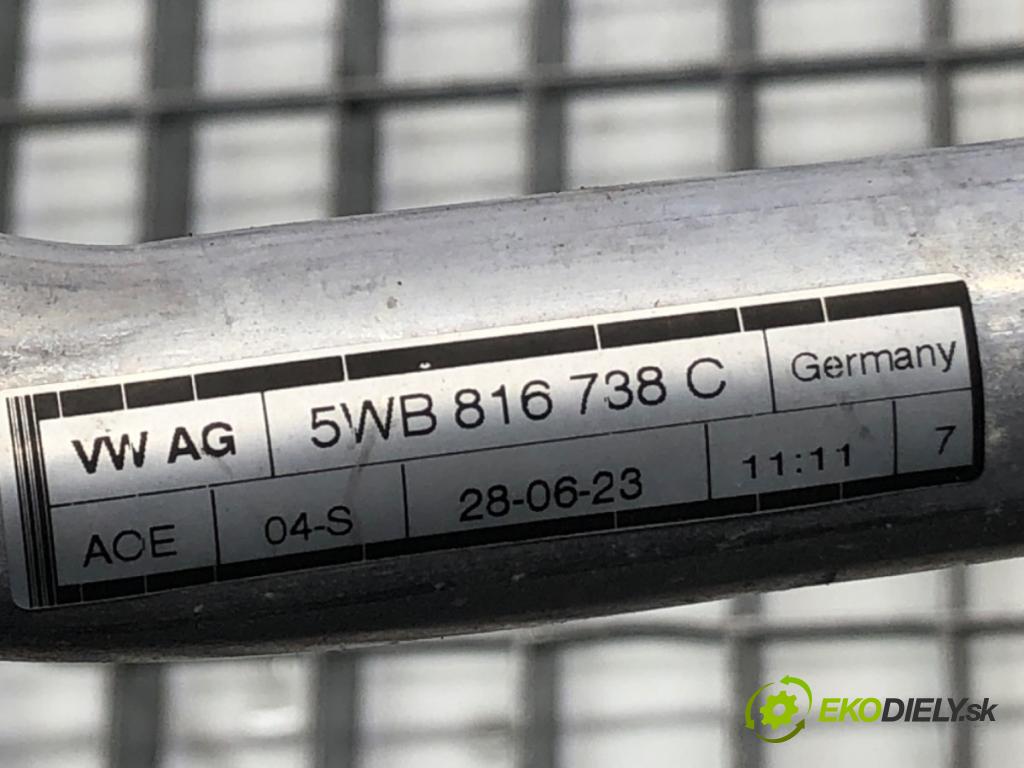 CUPRA ATECA  2023 110 kW 1.5 TSI 1498 rúrka klimatizácie 5Q0816743H 5WB816738C (Rúrka klimatizácie)