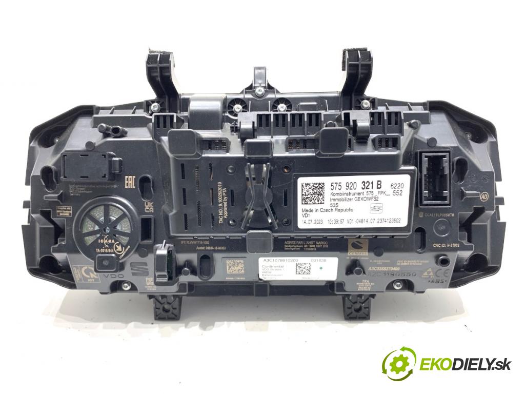 CUPRA ATECA  2023 110 kW 1.5 TSI 1498 Prístrojovka  (Prístrojová doska)