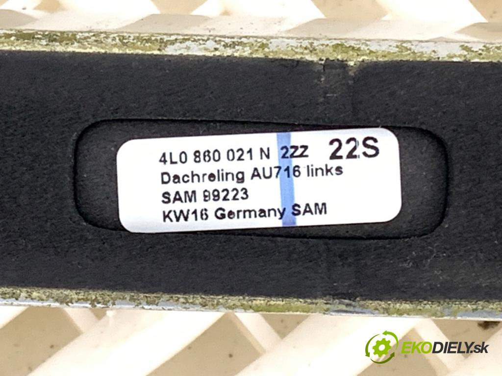 AUDI Q7 4L SUV 2015 200 kW 3.0 TFSI quattro 2995 zábradlí: STŘECHA 4L0860021N