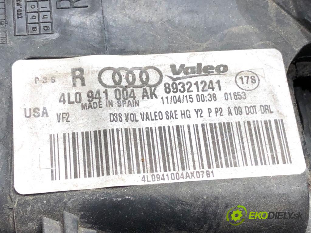 AUDI Q7 4L SUV 2015 200 kW 3.0 TFSI quattro 2995 světlomet pravý přední část XENON usa 4L0941004AK