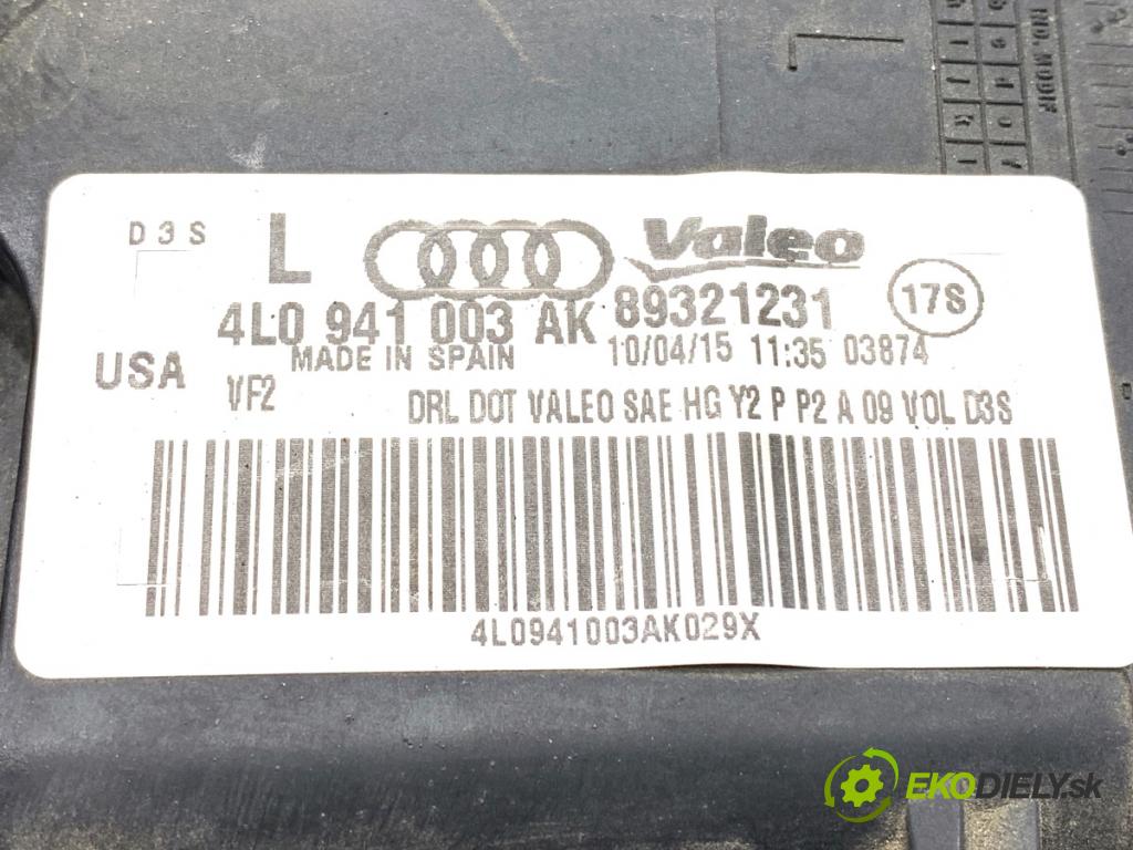 AUDI Q7 4L SUV 2015 200 kW 3.0 TFSI quattro 2995 světlomet levý přední část XENON usa 4L0941003AK