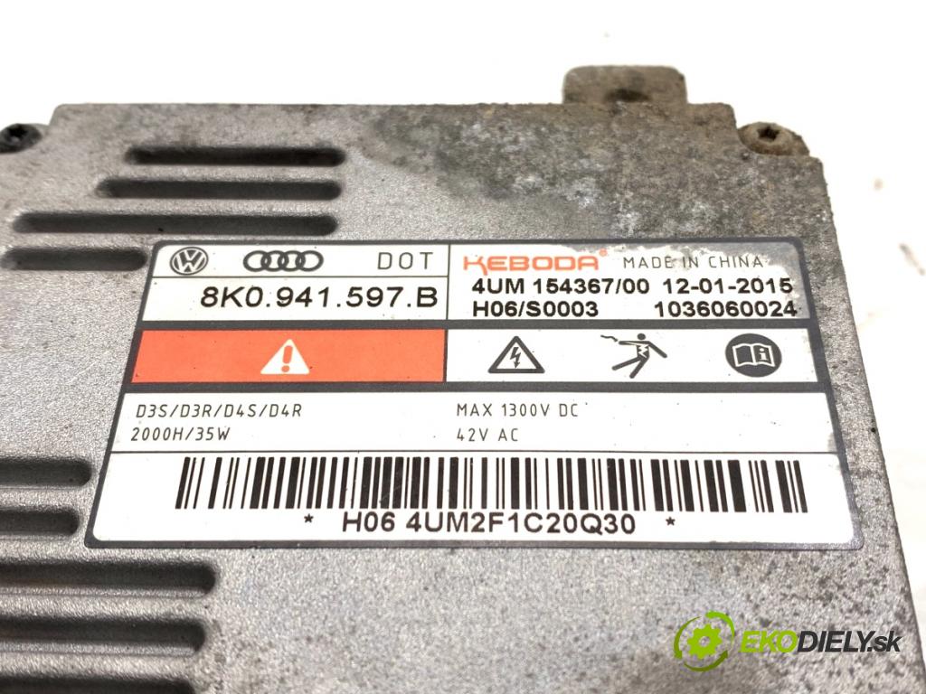 AUDI Q7 4L SUV 2015 200 kW 3.0 TFSI quattro 2995 Menič XENON 8K0941597B (Riadiaca jednotka xenónu)