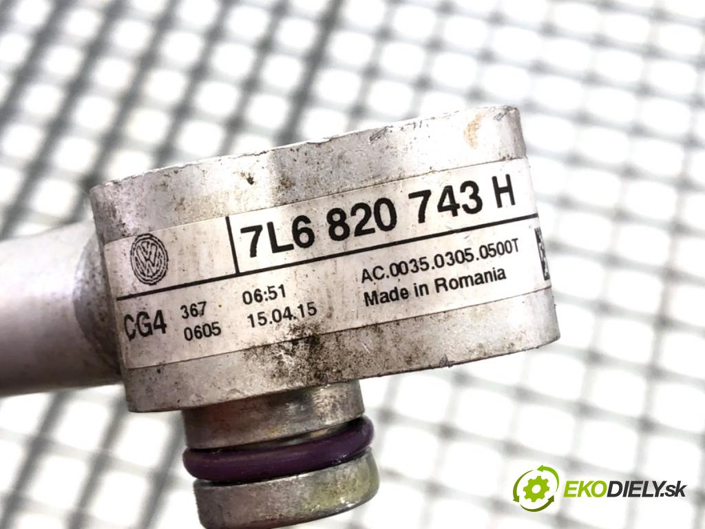 AUDI Q7 4L SUV 2015 200 kW 3.0 TFSI quattro 2995 rúrka klimatizácie 7L6820743H (Rúrka klimatizácie)