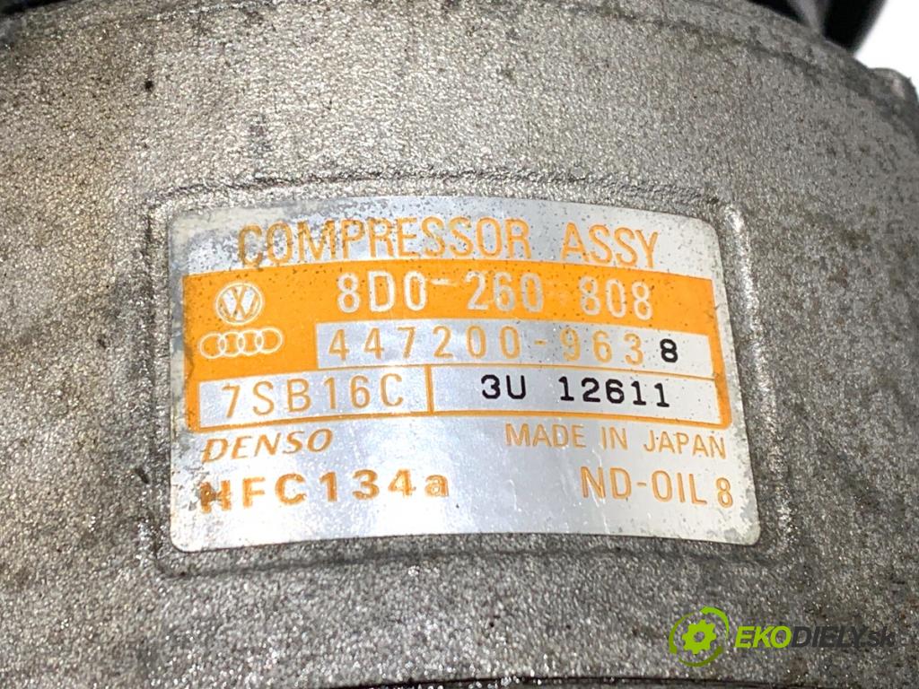 AUDI A4 B5 sedan 1999 74 kW 1.6 1595 Kompresor klimatizácie 8D0260808 (Kompresor klimatizácie)