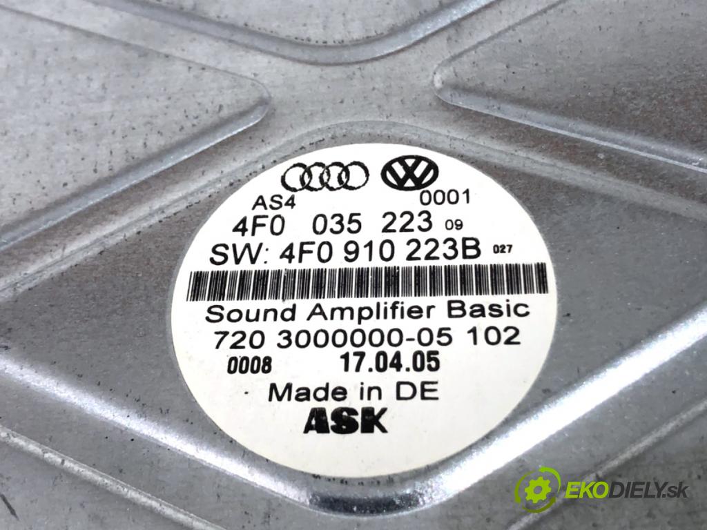 AUDI A6 C6 sedan 2005 103 kW 2.0 TDI 1968 Zosilňovač 4F0910223B (Zosilňovač)