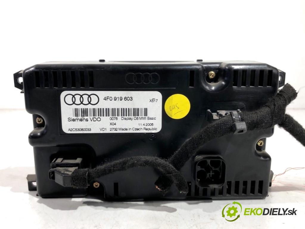 AUDI A6 C6 sedan 2005 103 kW 2.0 TDI 1968 Dislpej 4F0919603 (Prístrojová doska)