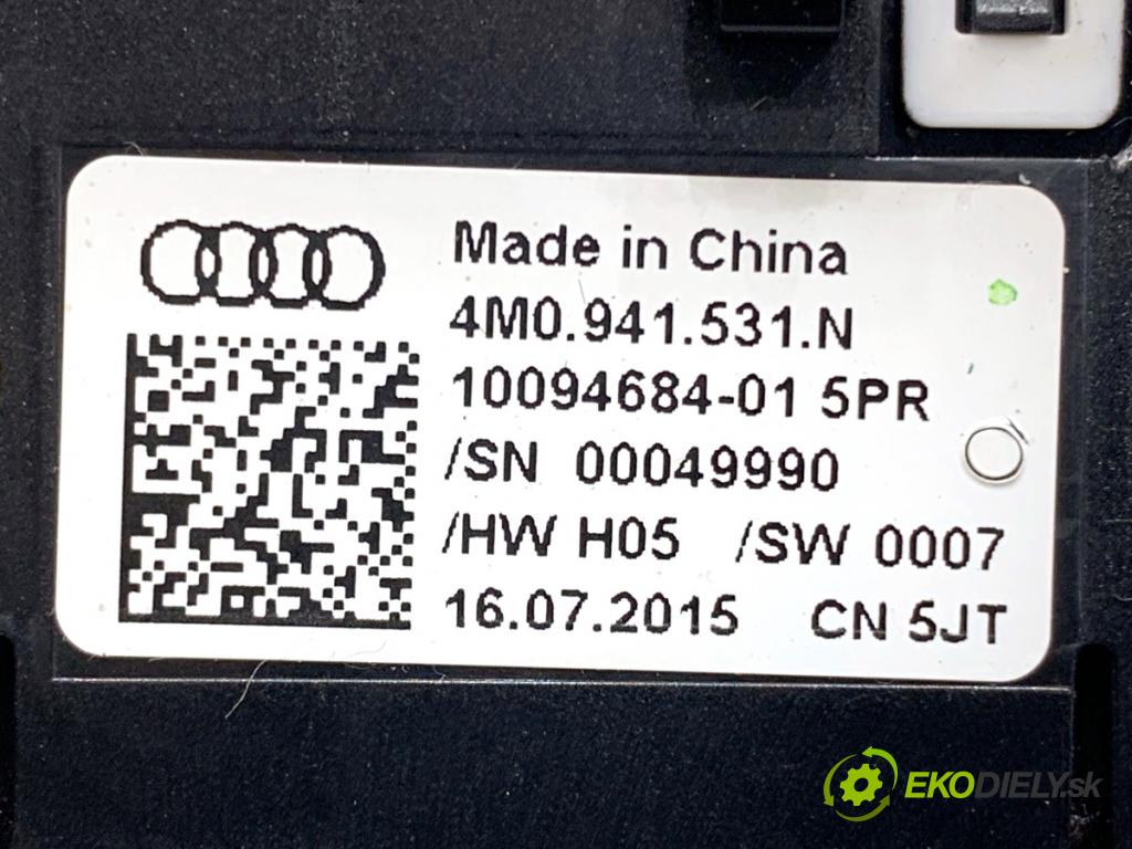 AUDI Q7 4M SUV 2015 200 kW 3.0 TDI quattro 2967 spínač světel 4M0941531N
